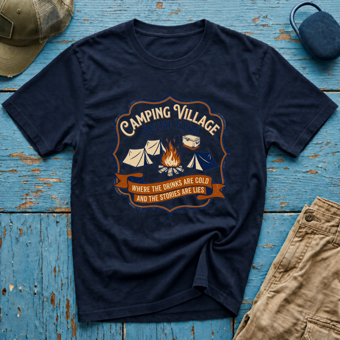 Camping Village Graphic T-Shirt