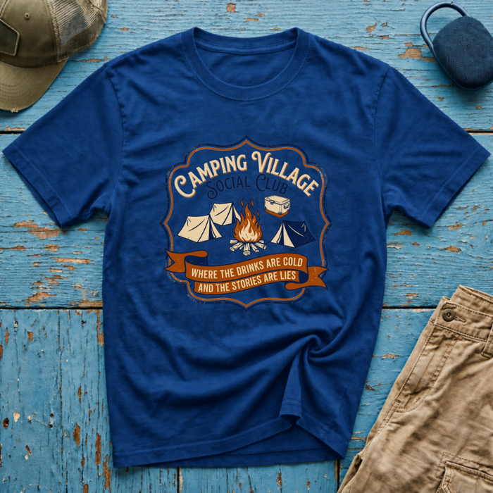 Camping Village Graphic T-Shirt