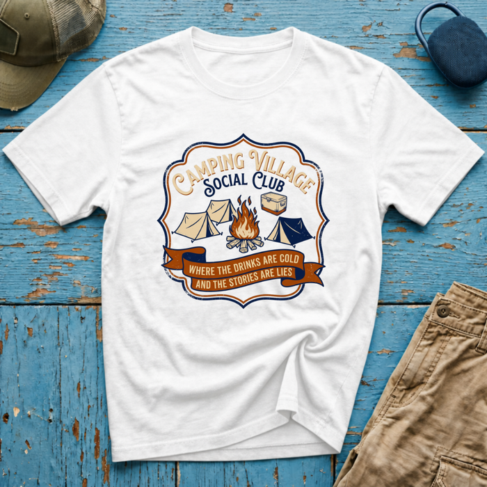 Camping Village Graphic T-Shirt