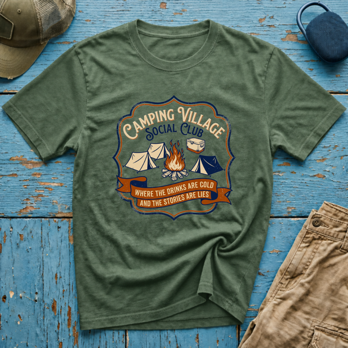 Camping Village Graphic T-Shirt