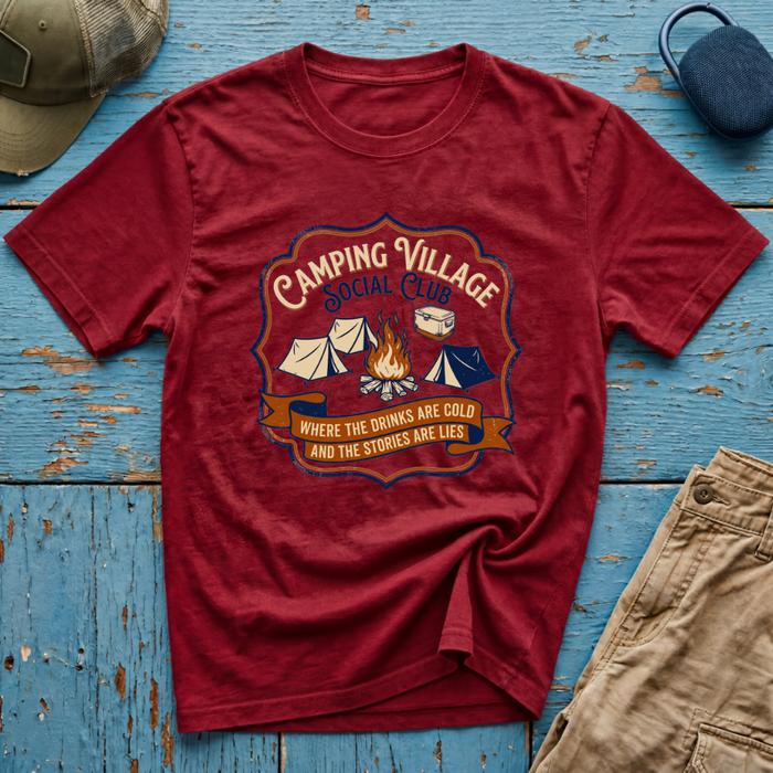 Camping Village Graphic T-Shirt
