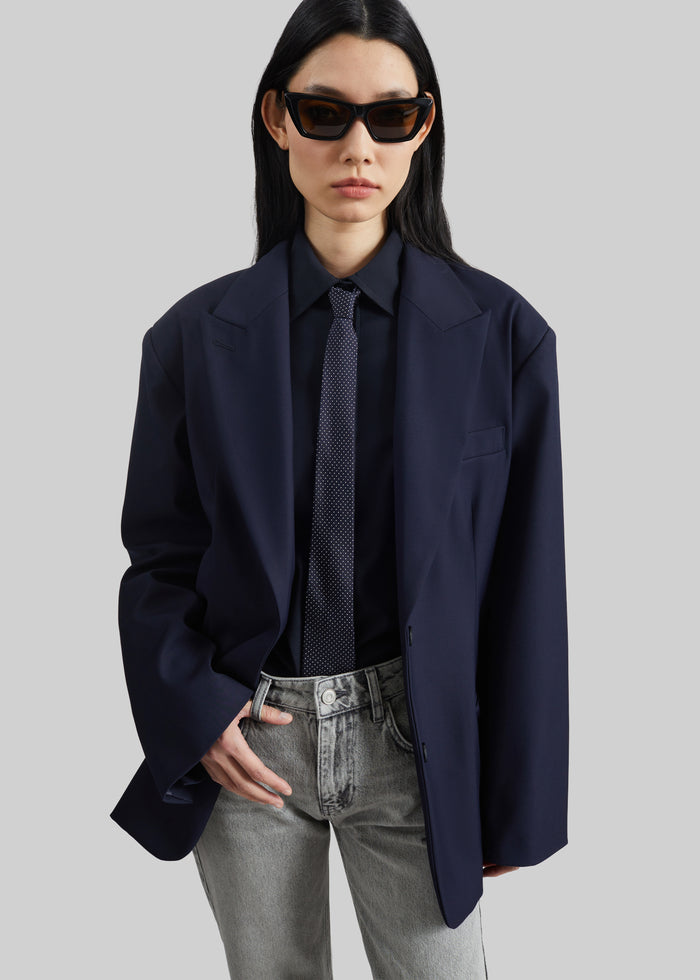 Canmore Double Vent Blazer - Navy