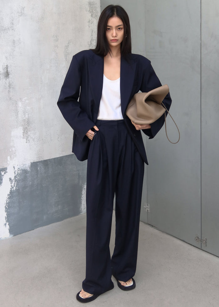 Canmore Double Vent Blazer - Navy