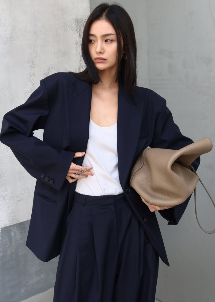 Canmore Double Vent Blazer - Navy