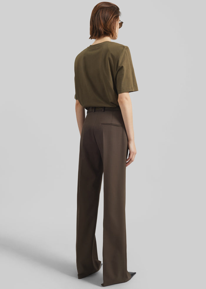 Carrington Padded Shoulder Tee - Olive
