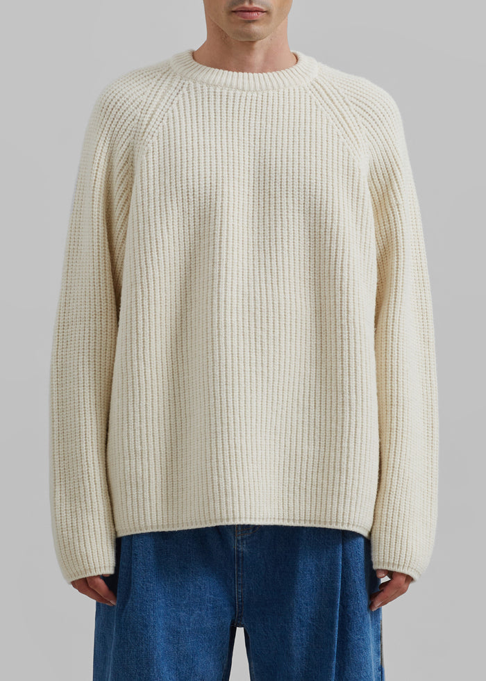Carter Crewneck Sweater - Beige