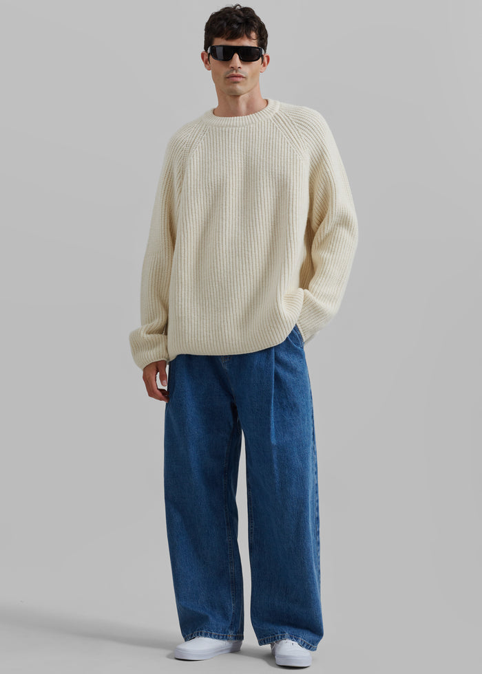 Carter Crewneck Sweater - Beige