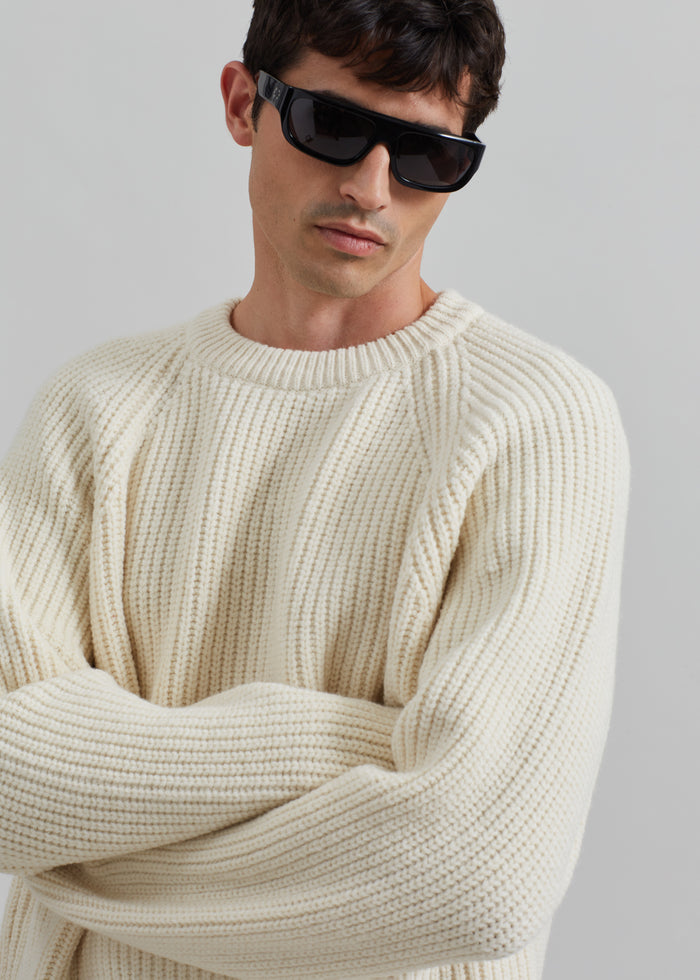 Carter Crewneck Sweater - Beige