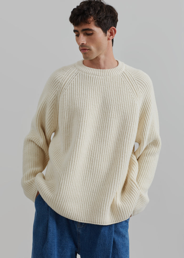 Carter Crewneck Sweater - Beige