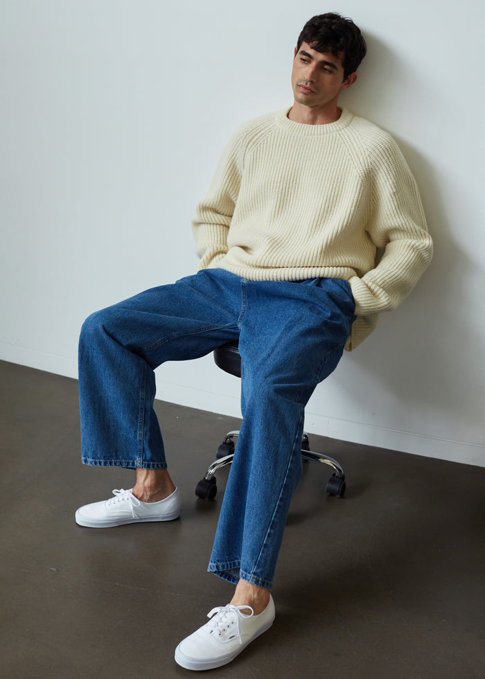 Carter Crewneck Sweater - Beige
