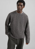 Carter Crewneck Sweater - Black Melange