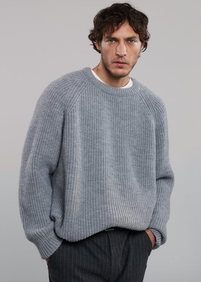 Carter Crewneck Sweater - Grey