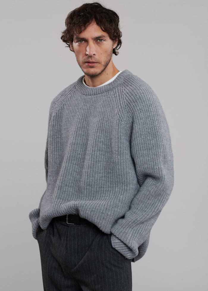 Carter Crewneck Sweater - Grey