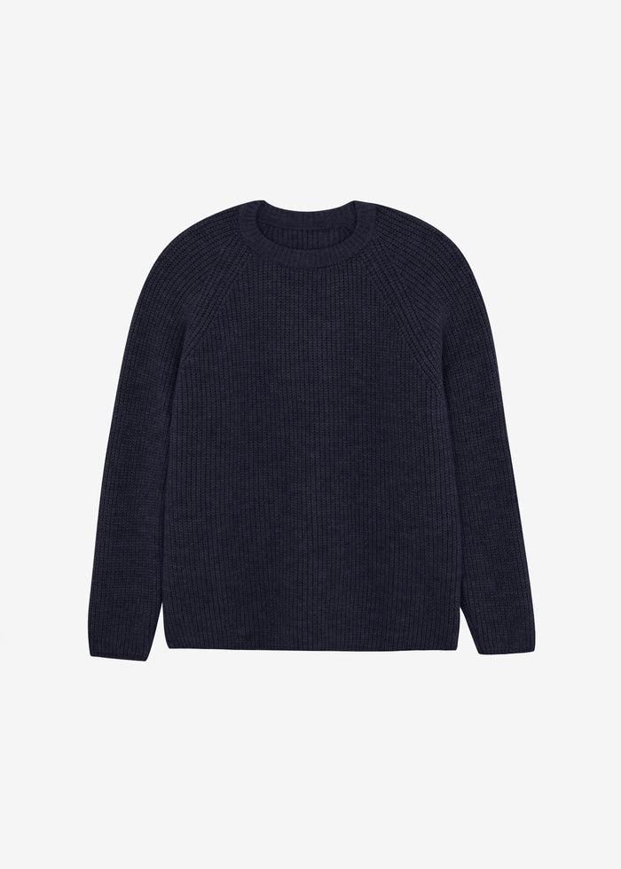 Carter Crewneck Sweater - Navy