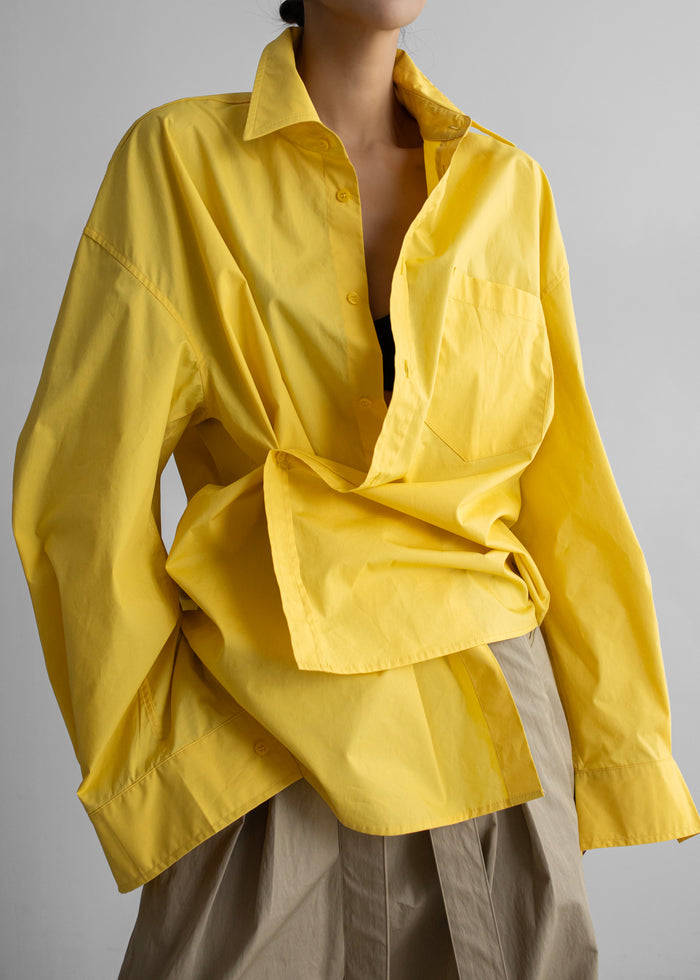 Cascais Oversized Shirt - Yellow