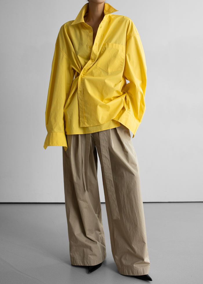 Cascais Oversized Shirt - Yellow