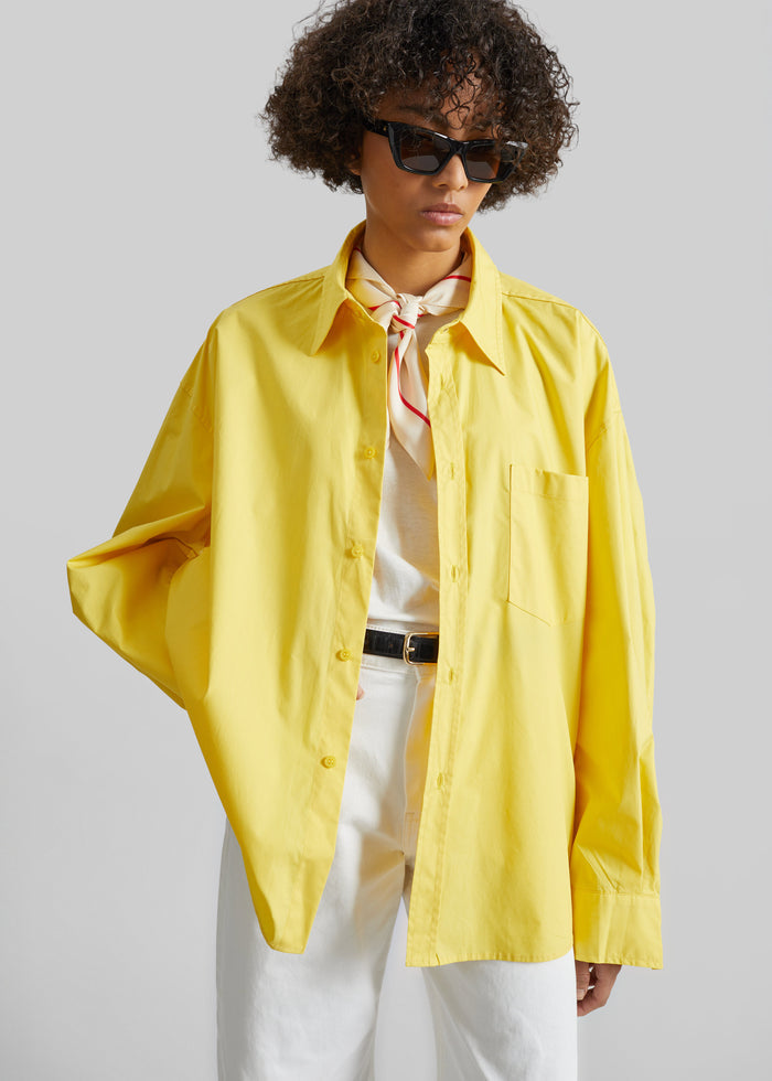 Cascais Oversized Shirt - Yellow