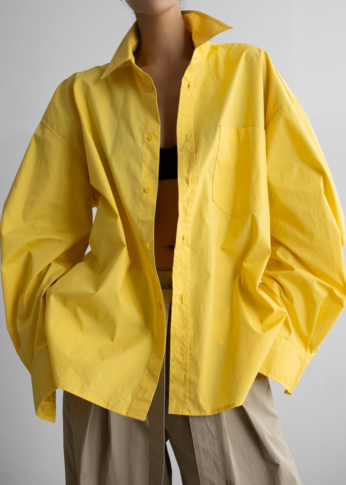 Cascais Oversized Shirt - Yellow