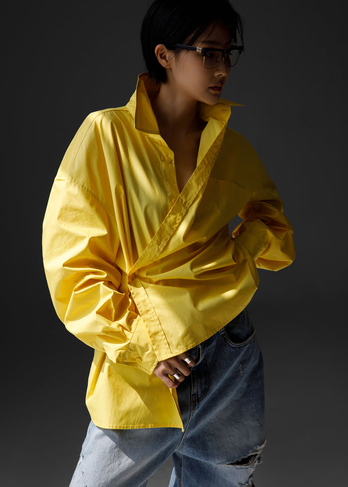 Cascais Oversized Shirt - Yellow