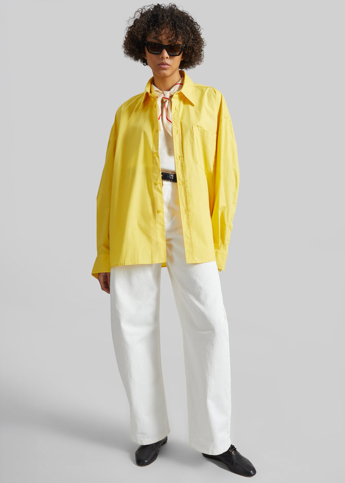 Cascais Oversized Shirt - Yellow