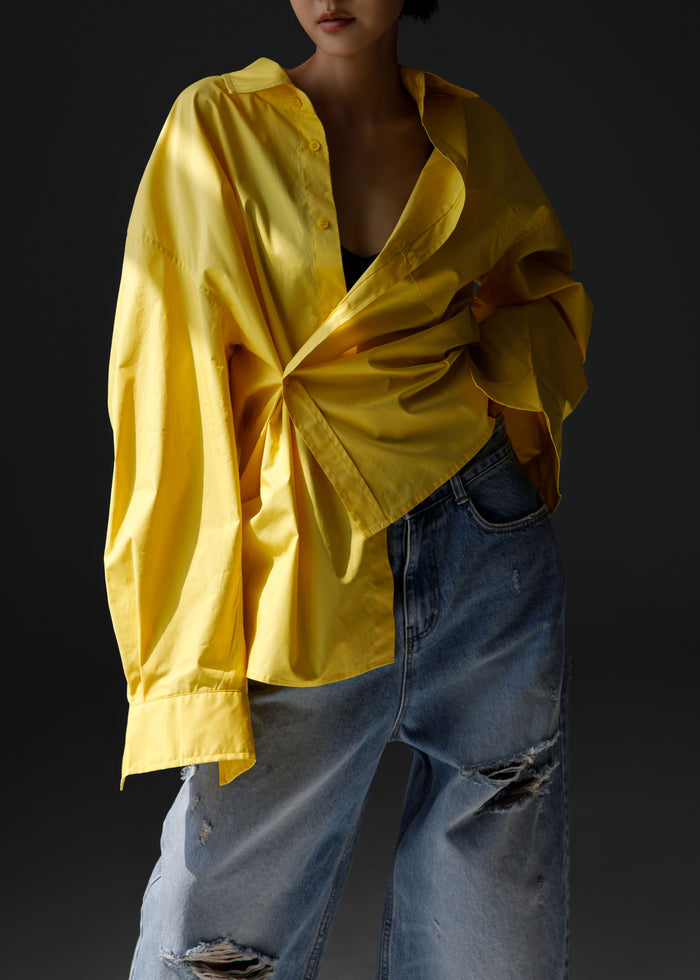 Cascais Oversized Shirt - Yellow