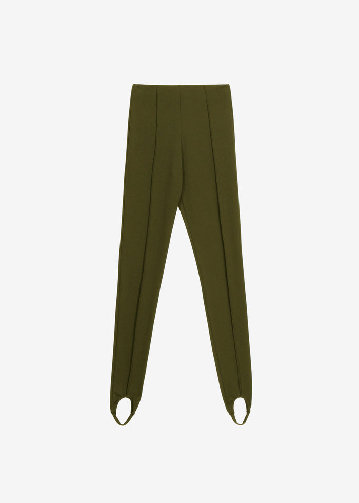 Caserta Stirrup Leggings - Olive