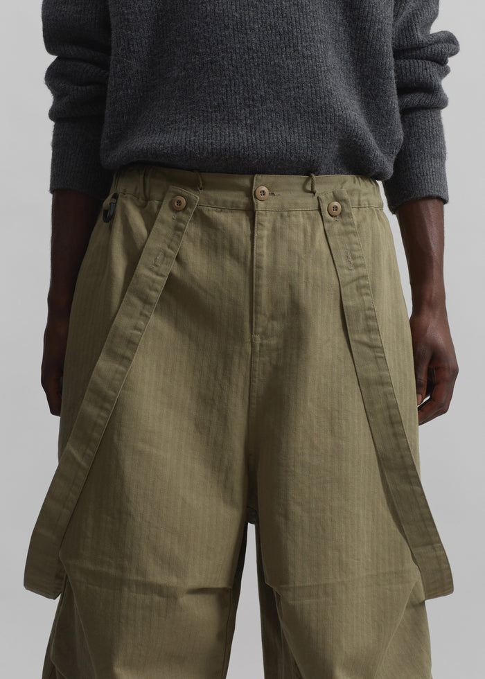Chard Balloon Pants - Khaki