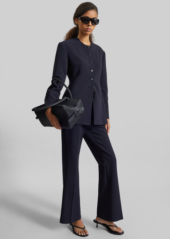 Chesnay Bootcut Pants - Navy