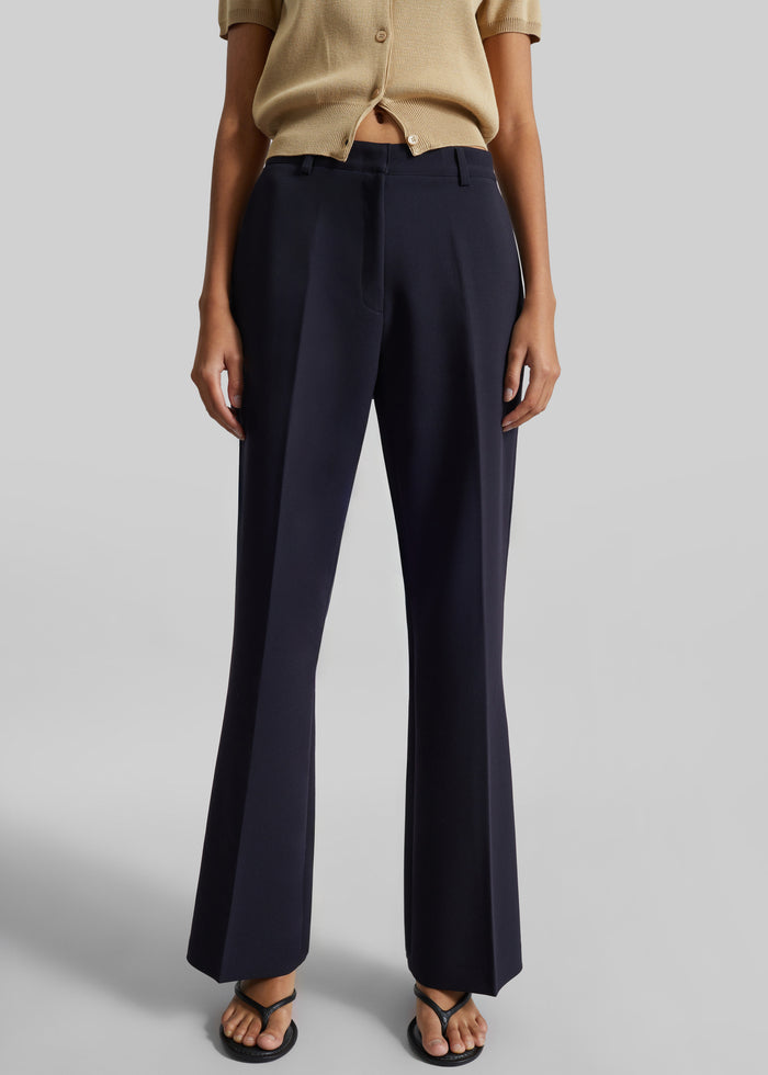 Chesnay Bootcut Pants - Navy