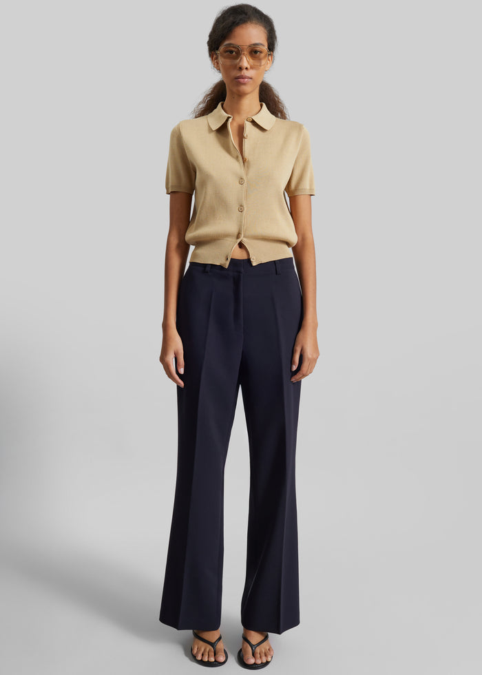 Chesnay Bootcut Pants - Navy