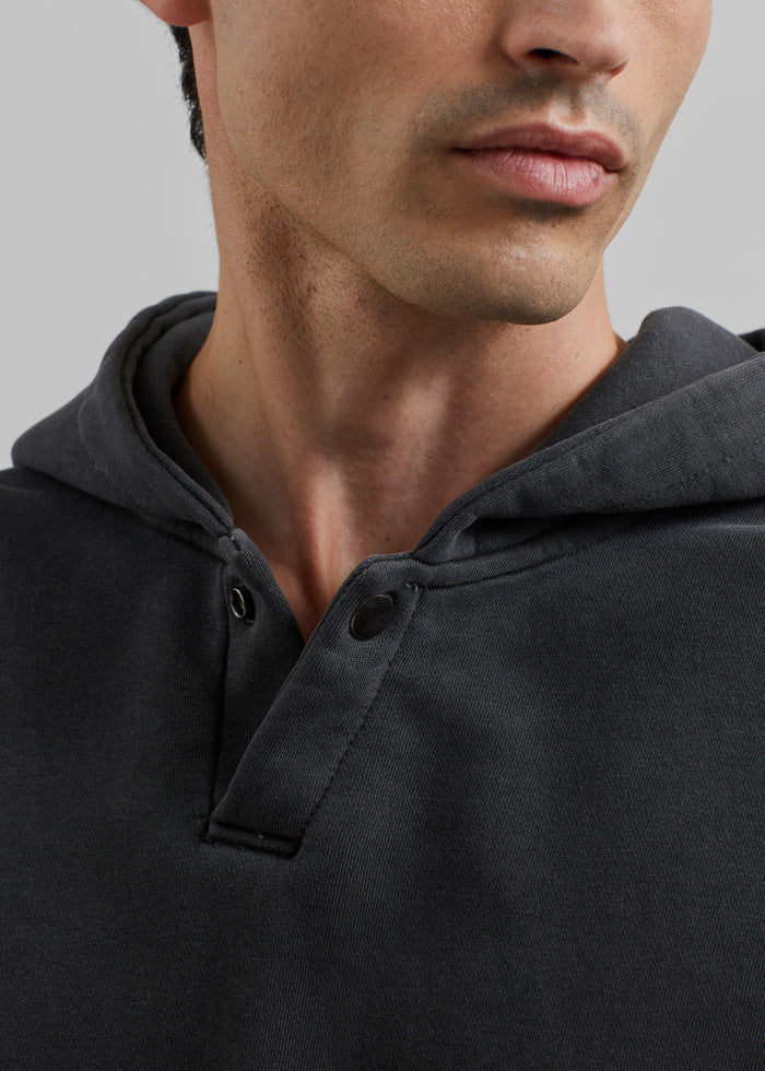 Christian Short Sleeve Hoodie - Charcoal