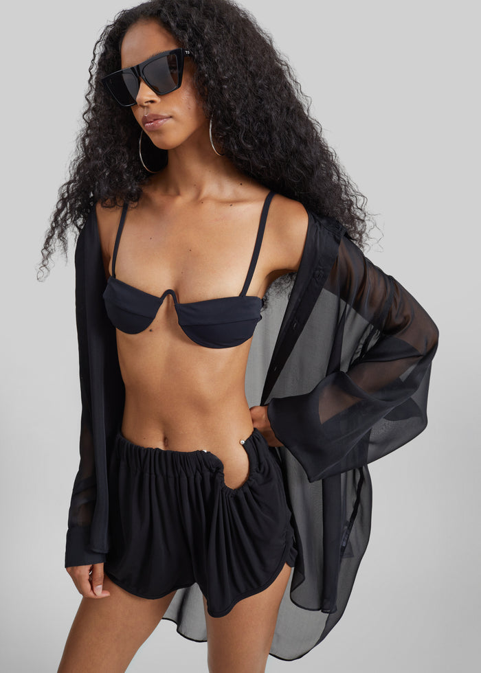 Christopher Esber Porto Bandeau - Black