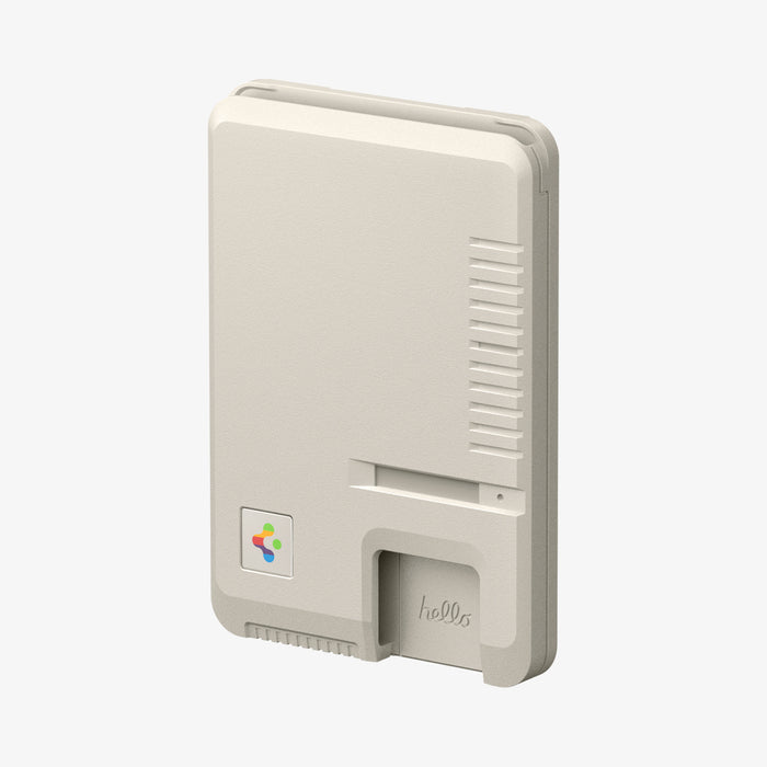 AFA10949 - Classic LS Card Holder (Mag Fit) in Stone showing the side