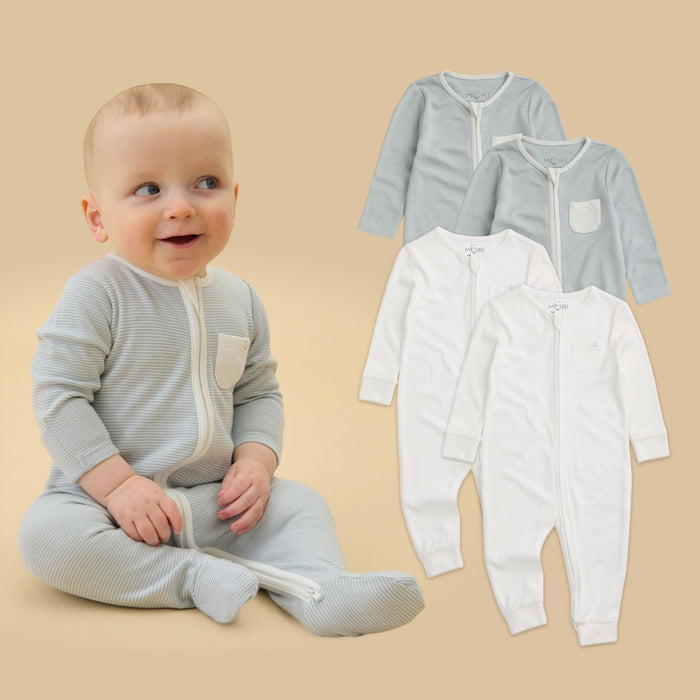 Clever Zip Romper 4 Pack