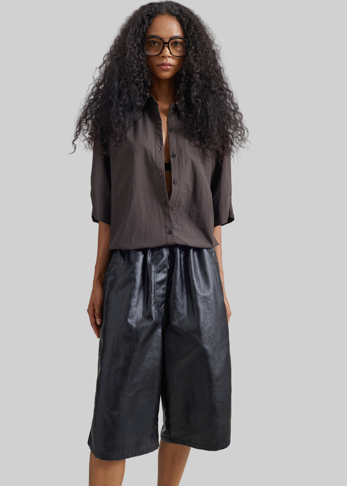 Comporta Drawstring Shirt - Brown