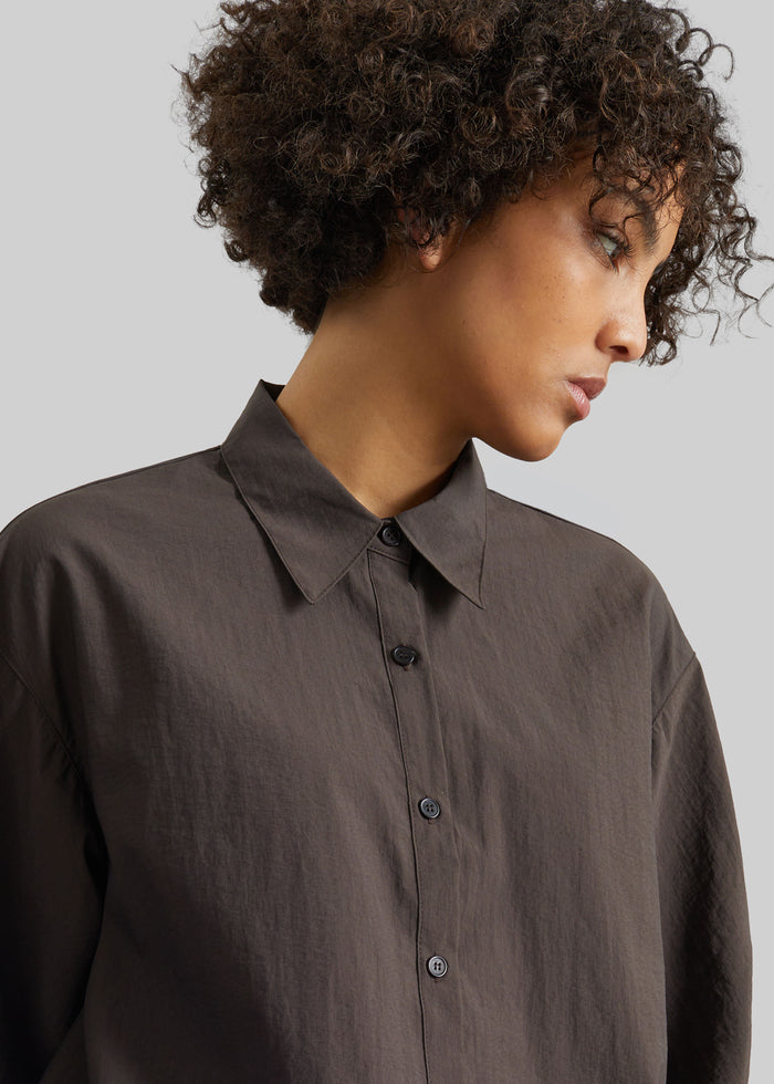 Comporta Drawstring Shirt - Brown