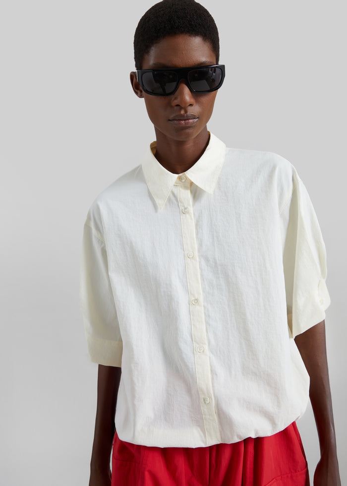 Comporta Drawstring Shirt - Cream
