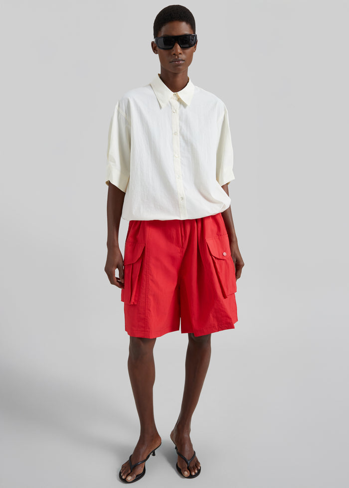 Comporta Drawstring Shirt - Cream
