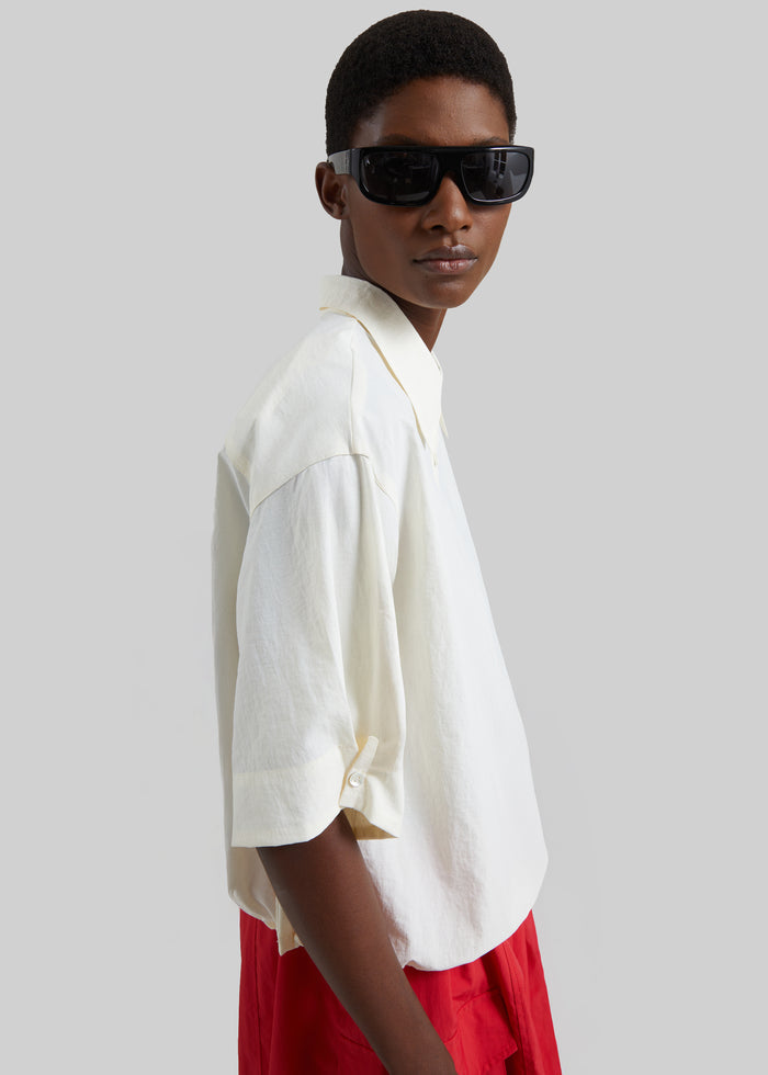 Comporta Drawstring Shirt - Cream
