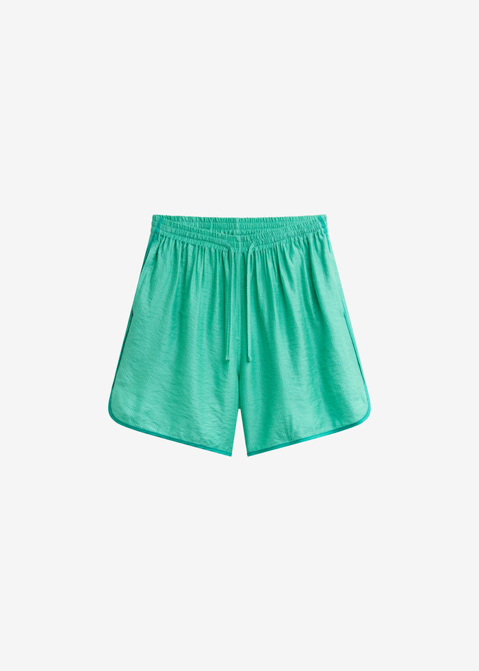 Coria Boxer Shorts - Green Stripe