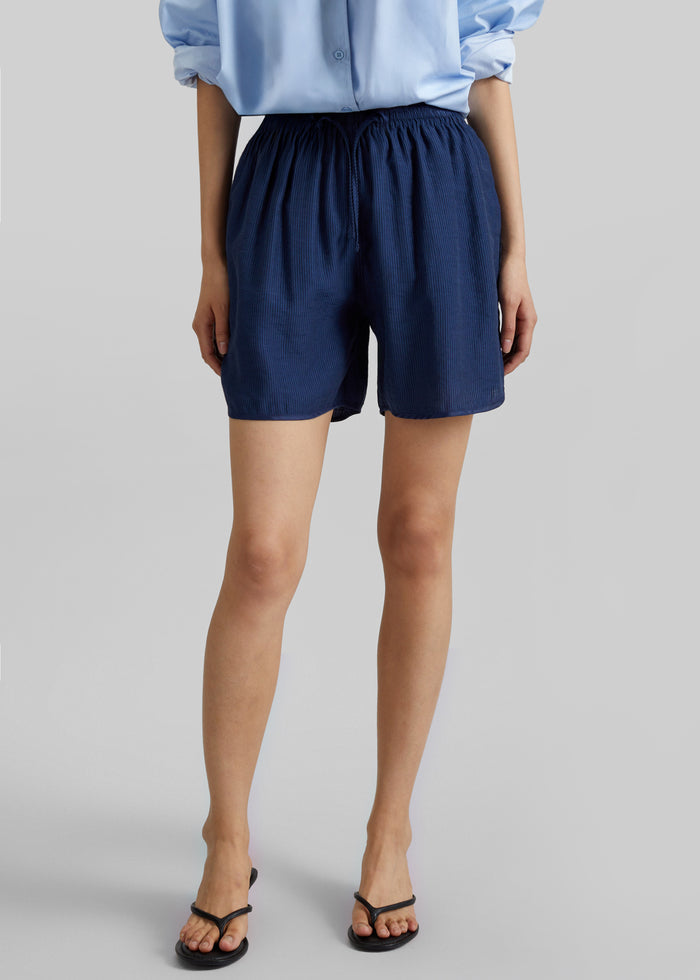 Coria Boxer Shorts - Navy Stripe
