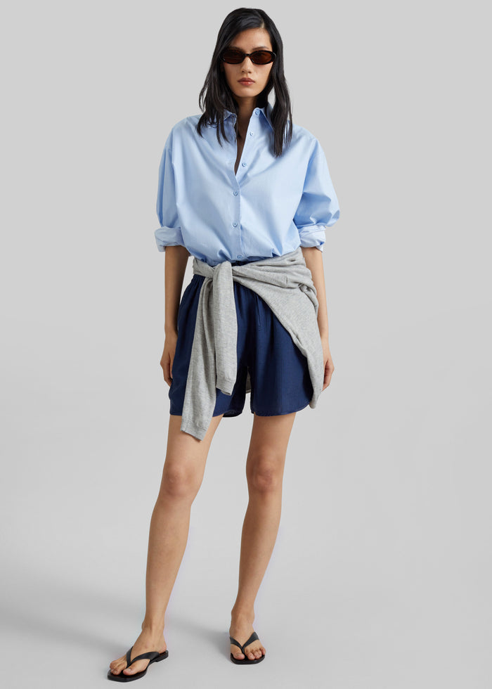 Coria Boxer Shorts - Navy Stripe