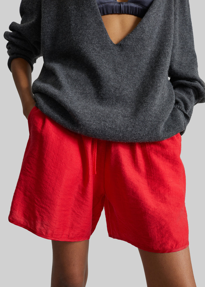 Coria Boxer Shorts - Red Stripe