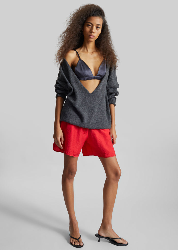 Coria Boxer Shorts - Red Stripe