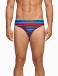 Costume slip uomo righe multicolor blu - Gallo 1927 - Official Online Shop
