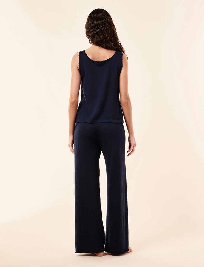 Cotton Cashmere Fine Knit Tank