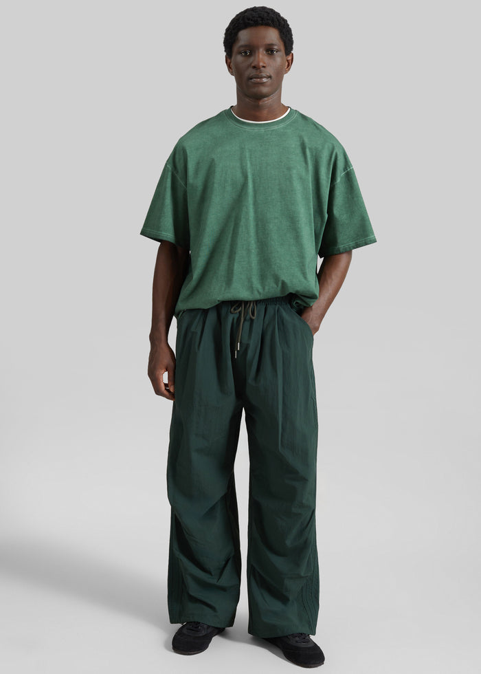 Craig Drawstring Track Pants - Green