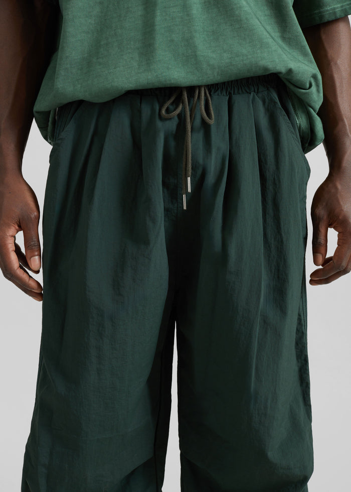 Craig Drawstring Track Pants - Green