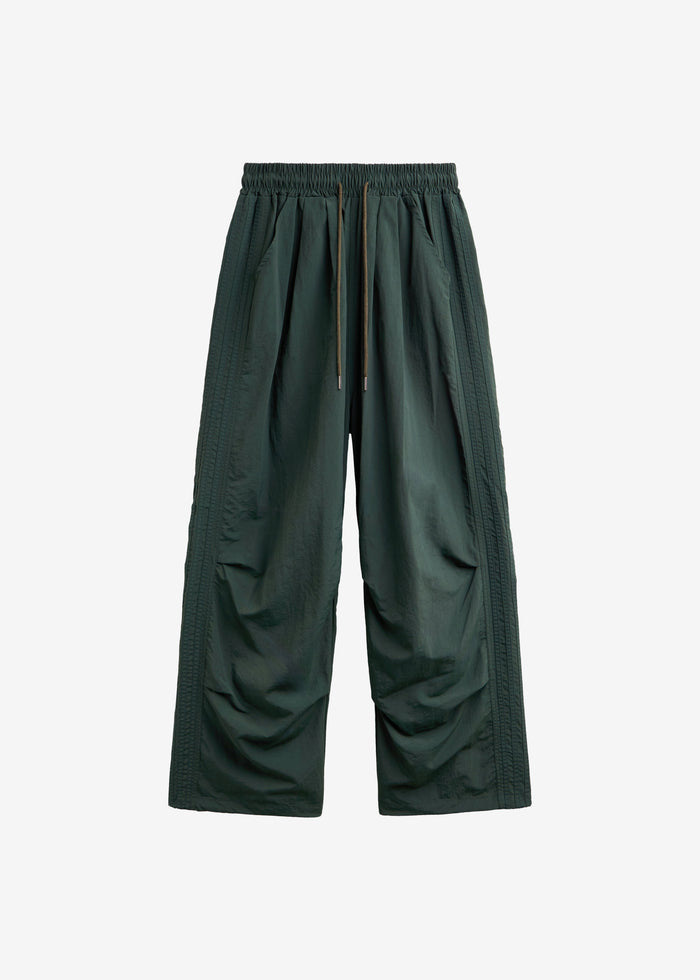 Craig Drawstring Track Pants - Green