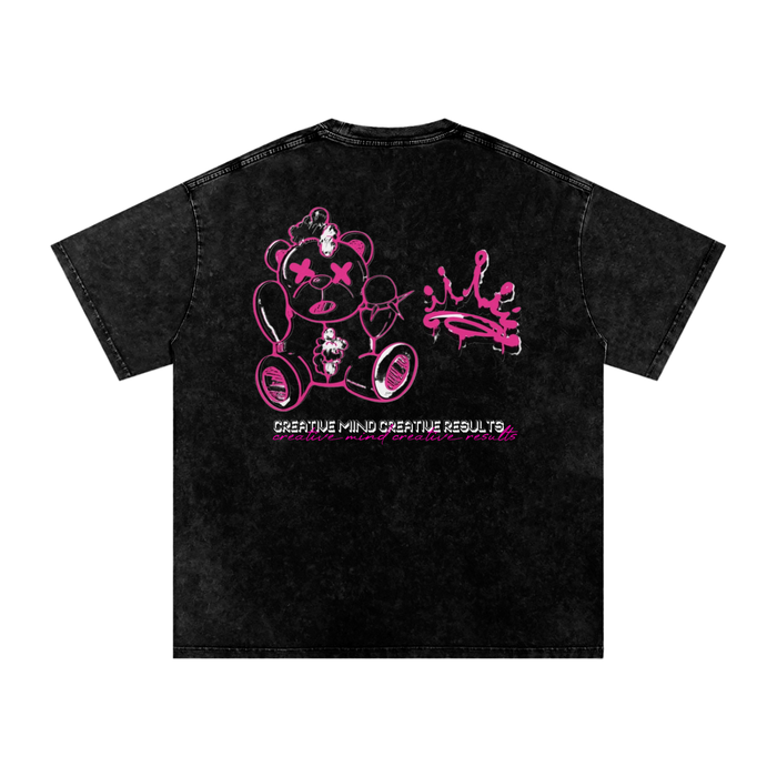 Creative mindset - Snow Washed Oversized Cotton T-Shirt